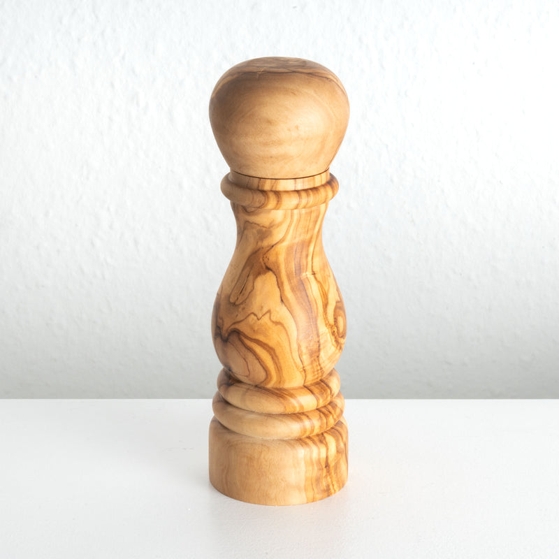 Handmade Olive Wood Grinder – Traditional
