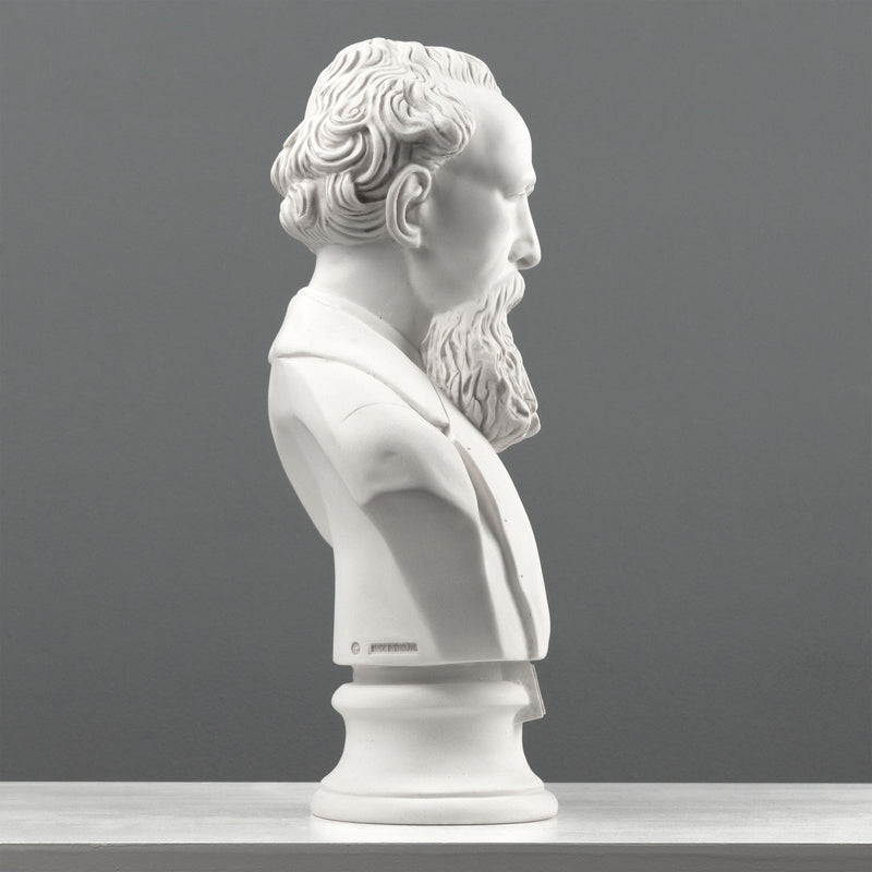 Charles Dickens Bust Sculpture – English Writer Statue