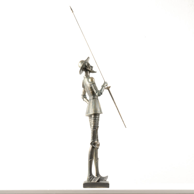 Don Quixote of La Mancha Statue (Bronze Finish Decor Sculpture)