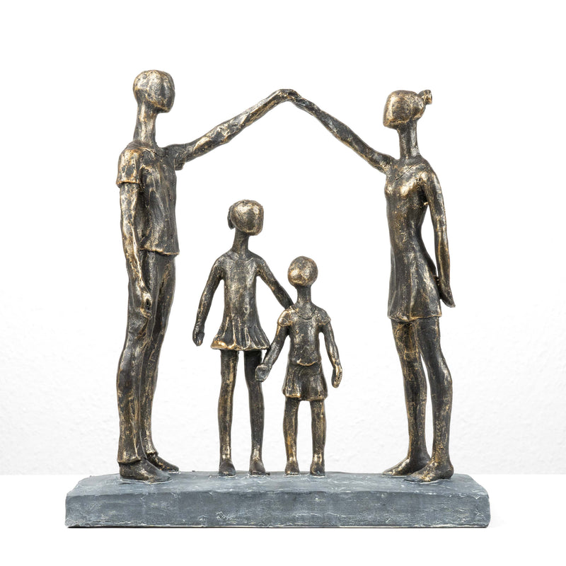 Family Sculpture (Cold Cast Bronze Statue)