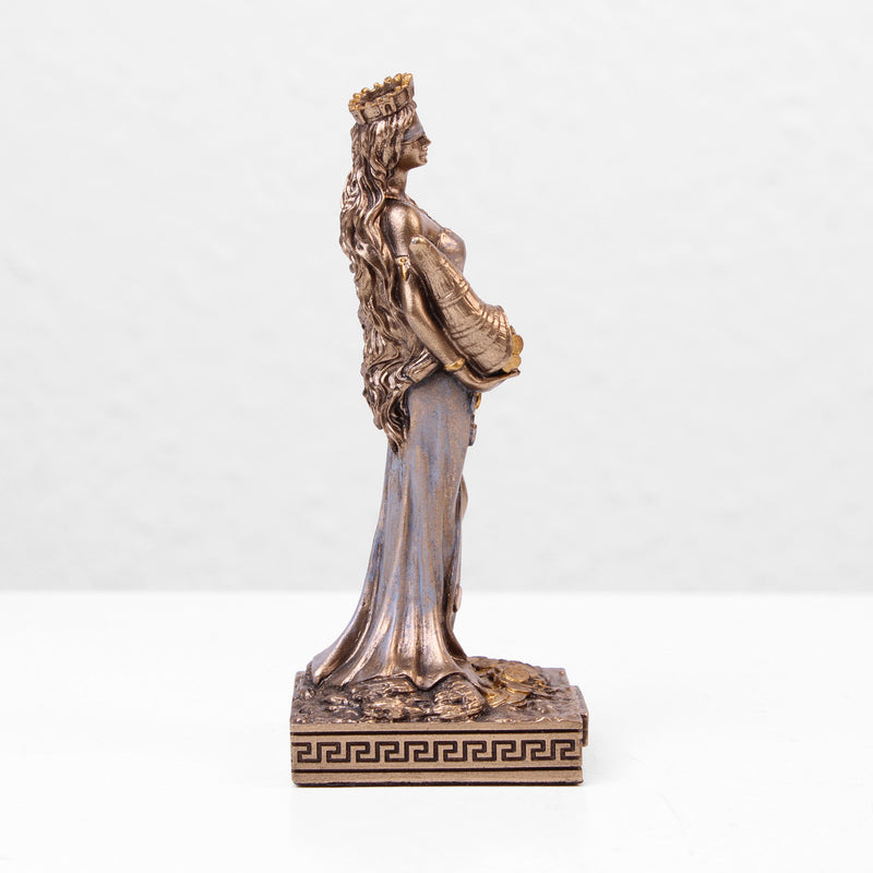 Fortuna Greek Goddess Statue (Cold Cast Bronze Sculpture)