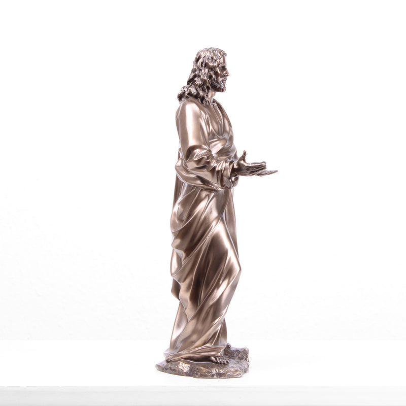 Jesus Christ Statue as Preacher (Cold Cast Bronze Sculpture)