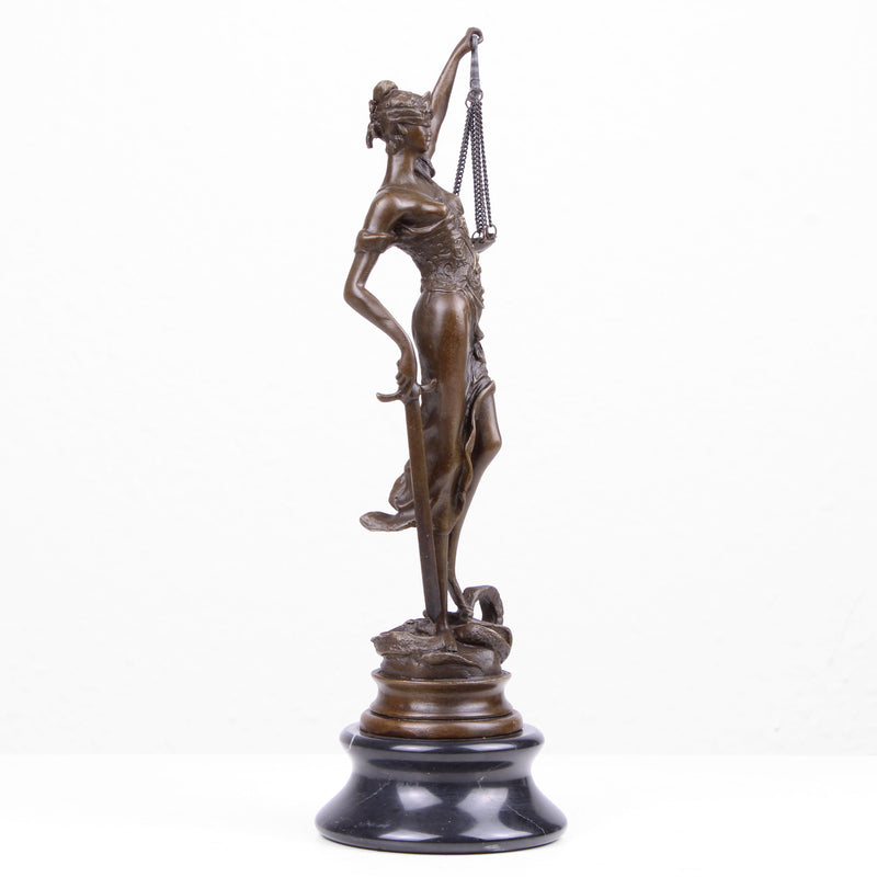 Lady Justice Bronze Statue (Hot Cast Bronze Sculpture)