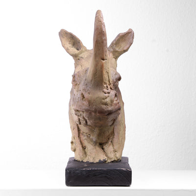 Large Rhino Statue (Resin Sculpture)