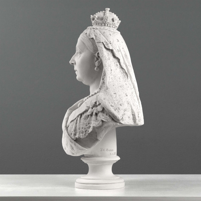 Queen Victoria Bust Sculpture – 50 Year Reign Edition