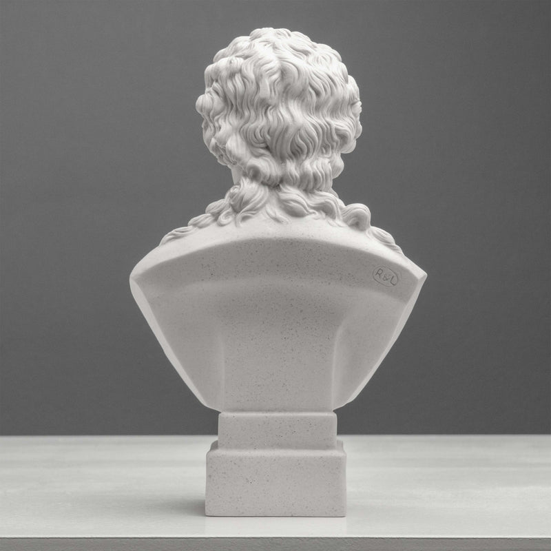 Goethe Bust Sculpture – German Poet in Neoclassical Style