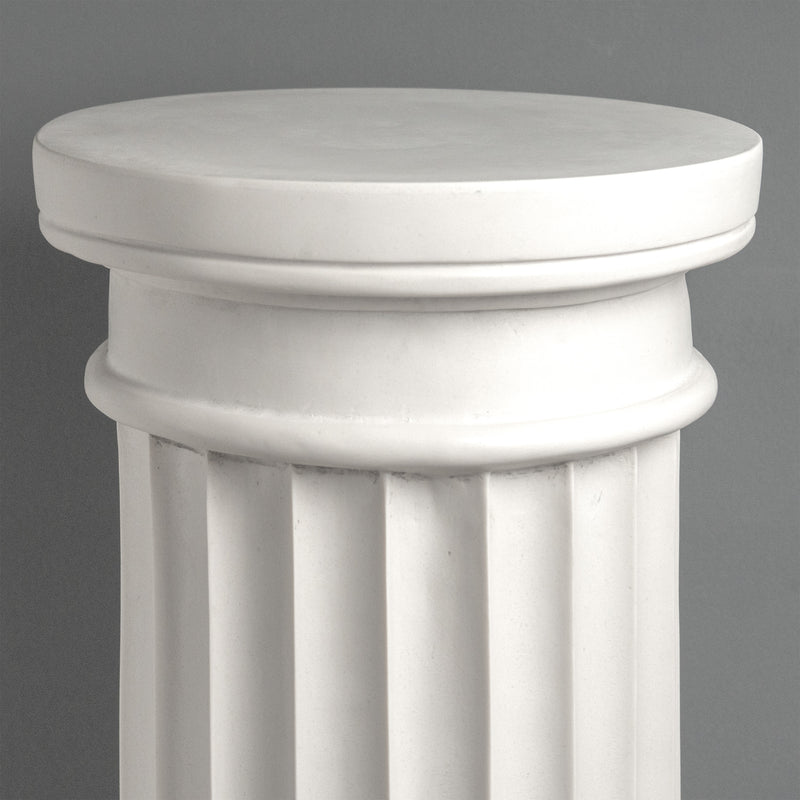Fluted Column for Bust – Classic White Decorative Pedestal