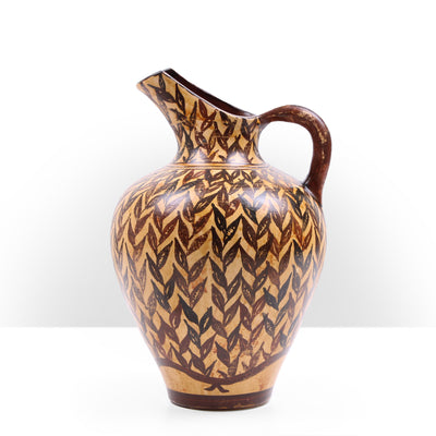 Greek Pitcher with Minoan Art Painting