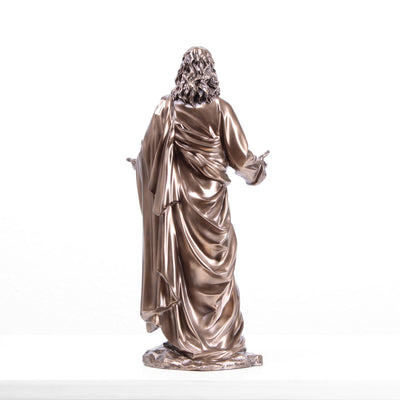 Jesus Christ Statue as Preacher (Cold Cast Bronze Sculpture)