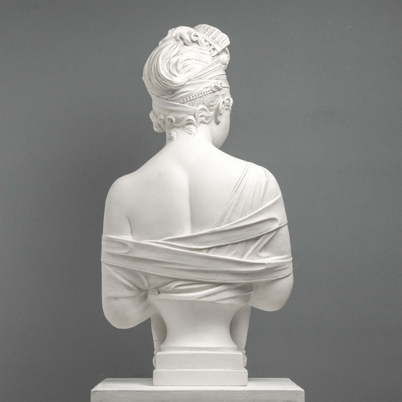 Madame Récamier Bust Sculpture – French Neoclassical Statue