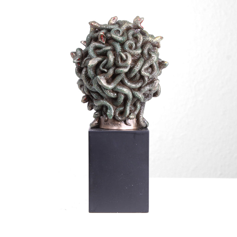 Medusa Head Sculpture in Bronze (Cold Cast Bronze Statue)