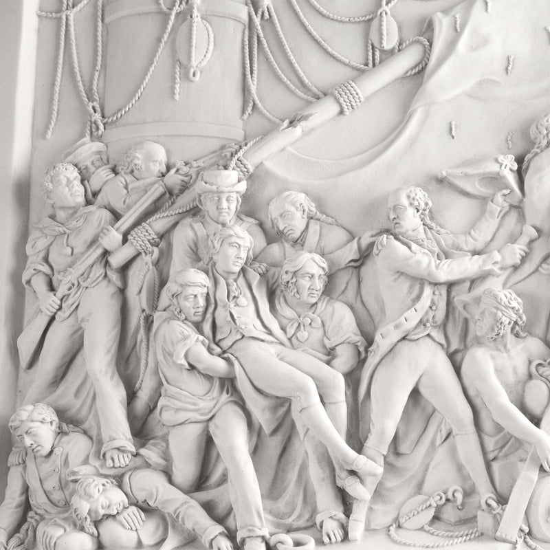 Nelson’s Column Bas-Relief – British Naval Hero Tribute Wall Sculpture