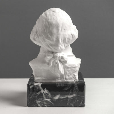 Washington Bust Sculpture on Black Marble Base