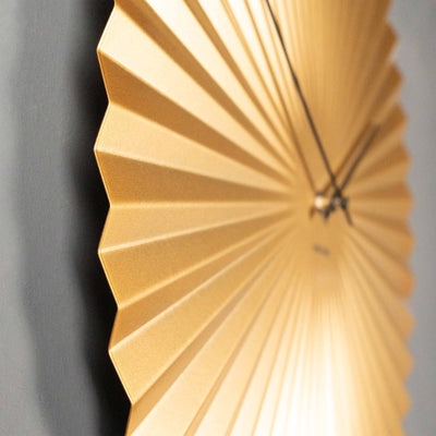 Golden Wall Clock "Sensu" (Large)