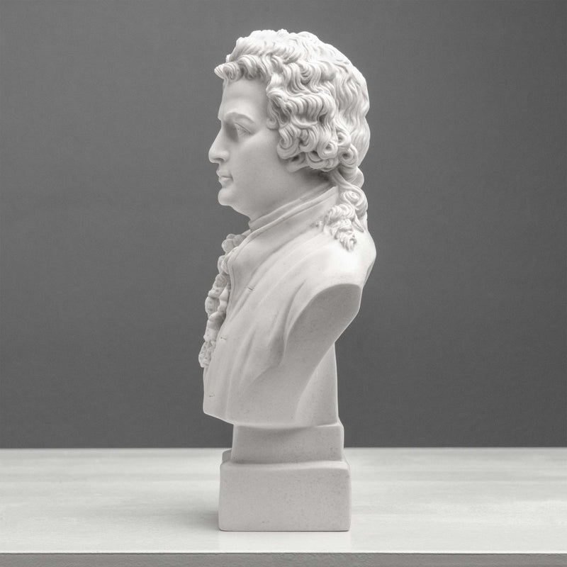 Goethe Bust Sculpture – German Poet in Neoclassical Style