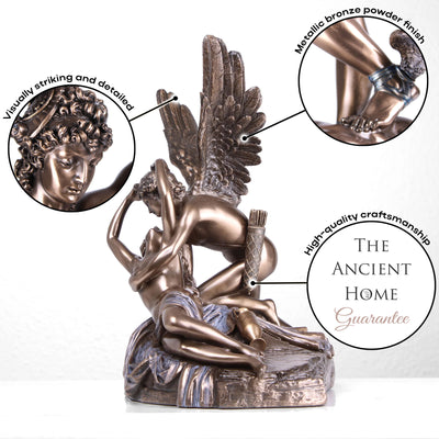Cupid and Psyche Bronze Statue (By Antonio Canova - Cold Cast Bronze Sculpture