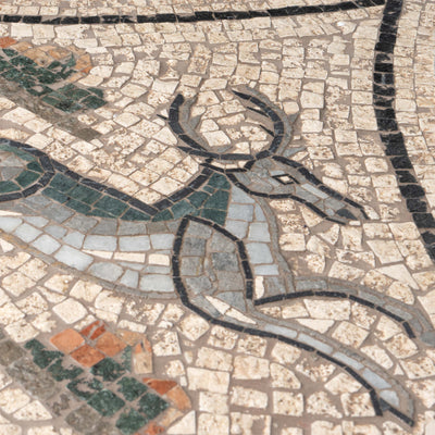 Deer - Marble Mosaic Fragment