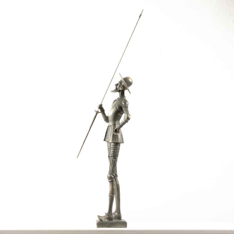 Don Quixote of La Mancha Statue (Bronze Finish Decor Sculpture)