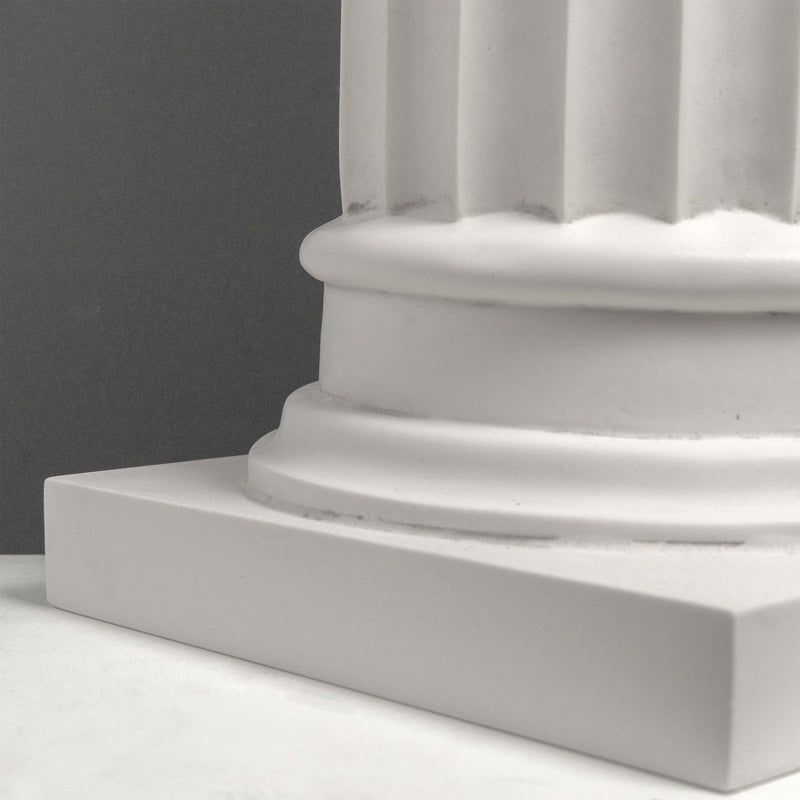 Fluted Column for Bust – Classic White Decorative Pedestal