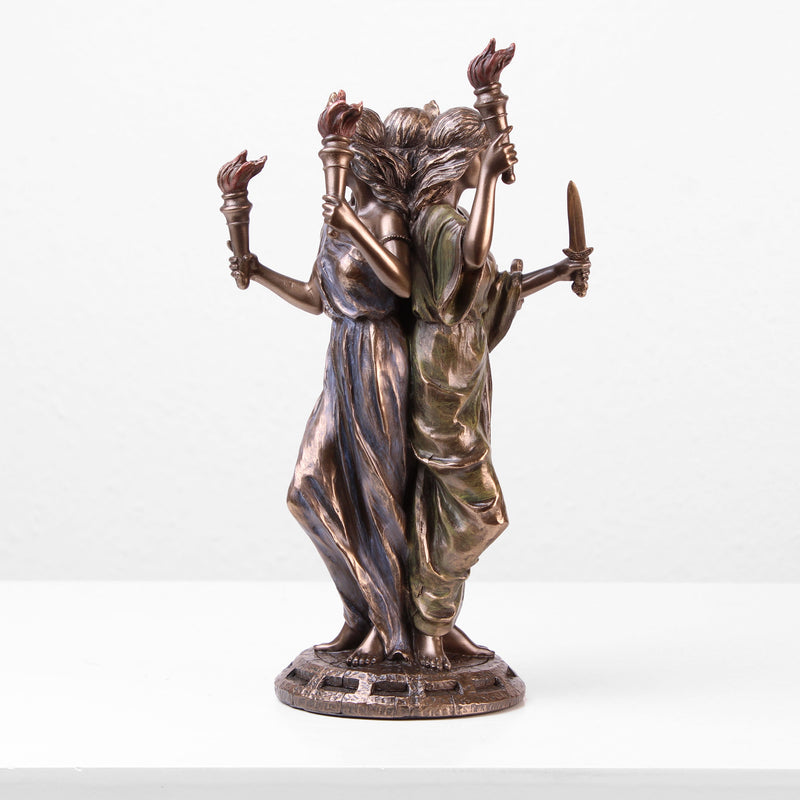 Hecate Greek Goddesses Statue (Cold Cast Bronze Sculpture)