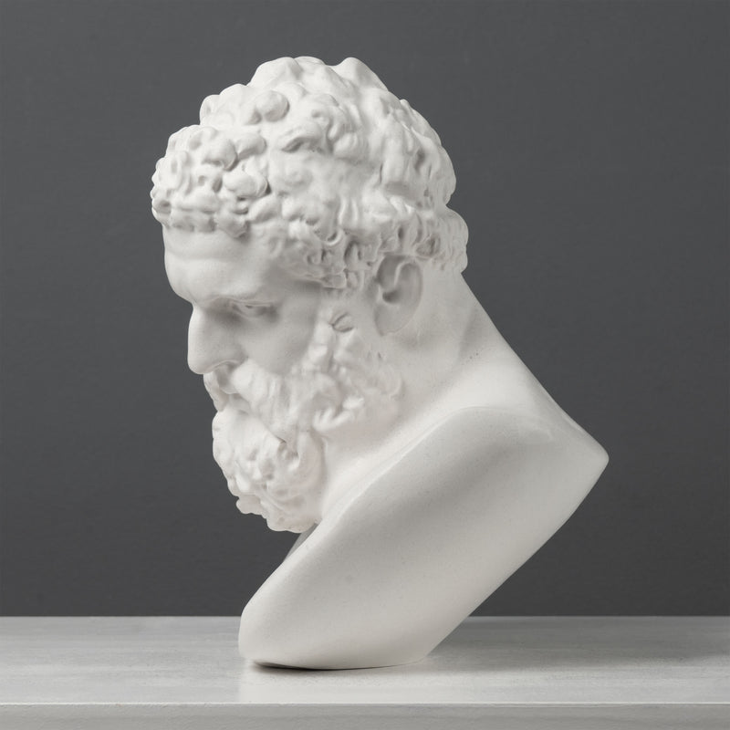 Hercules Bust Sculpture – Greek Hero of Might and Strength