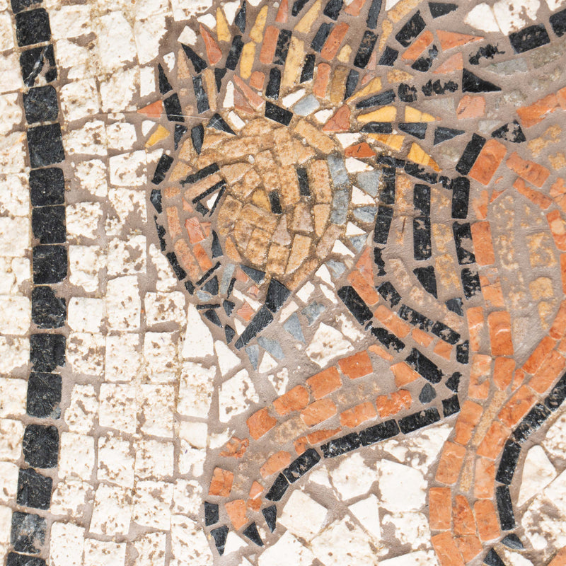 Lion - Marble Mosaic Fragment