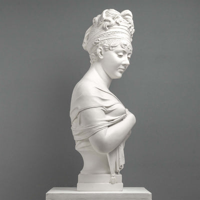 Madame Récamier Bust Sculpture – French Neoclassical Statue