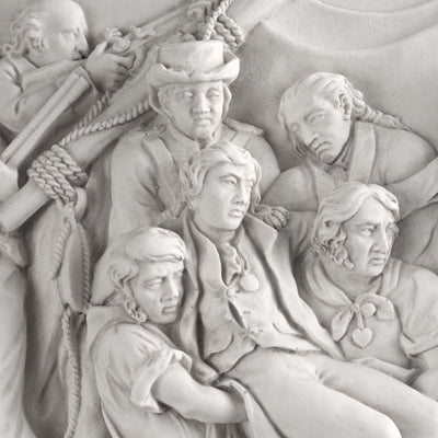 Nelson’s Column Bas-Relief – British Naval Hero Tribute Wall Sculpture