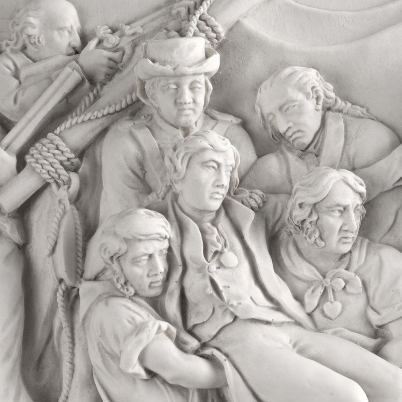 Nelson’s Column Bas-Relief – British Naval Hero Tribute Wall Sculpture