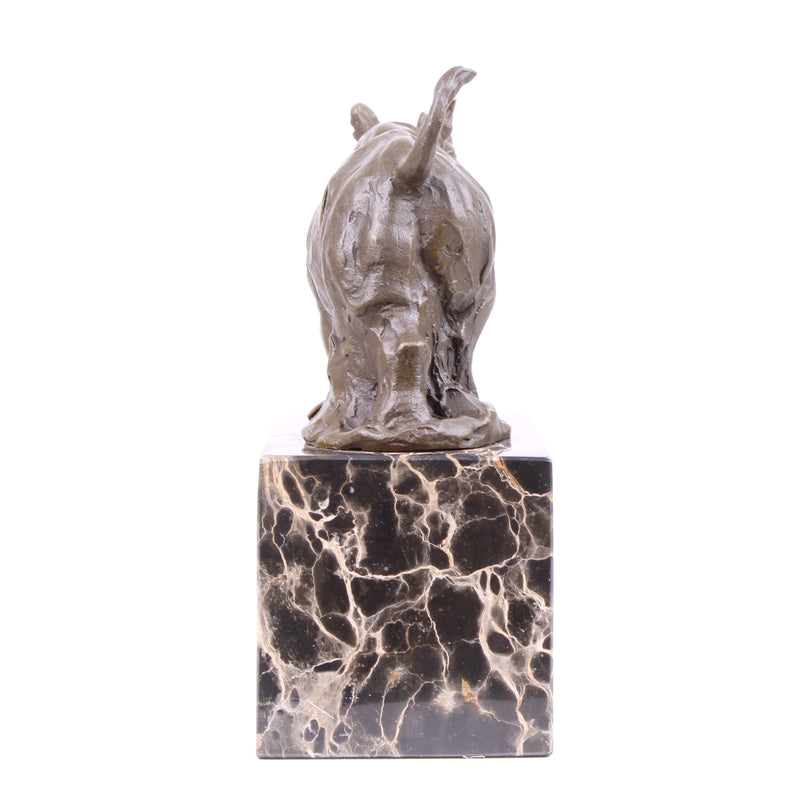 Rhino Bronze Statue (Hot Cast Bronze)