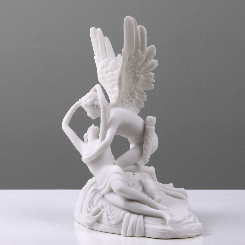 Sculpture of Cupid and Psyche (White Statue)