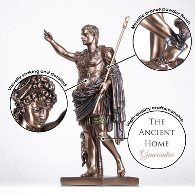 Augustus of Prima Porta Statue (Cold Cast Bronze Sculpture)
