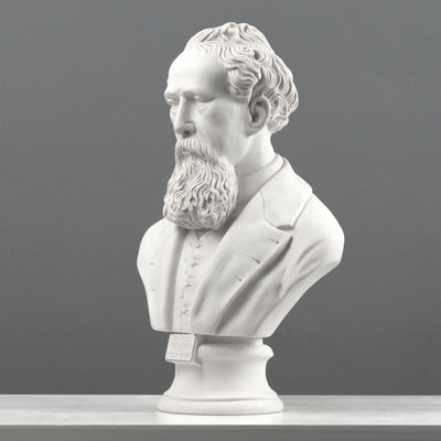 Charles Dickens Bust Sculpture – English Writer Statue