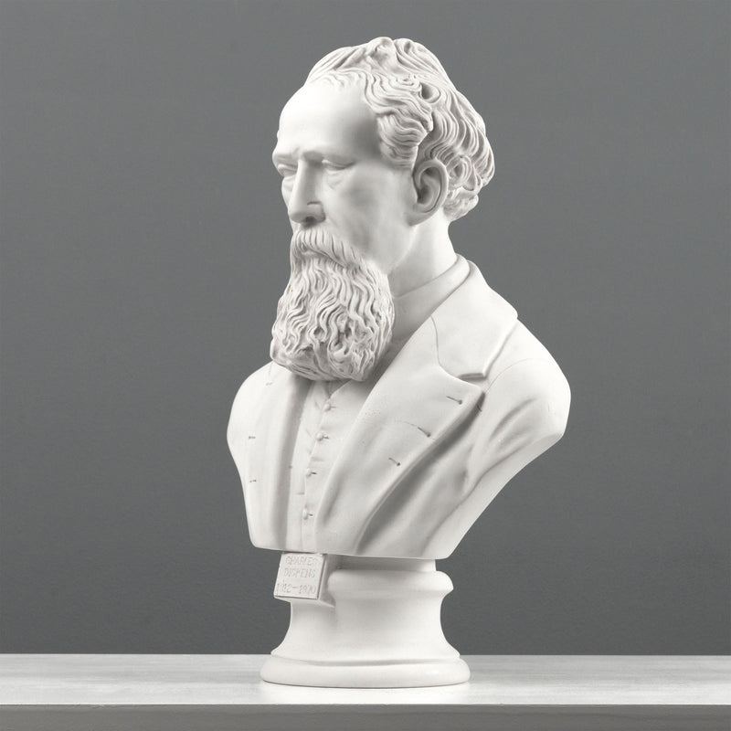 Charles Dickens Bust Sculpture – English Writer Statue