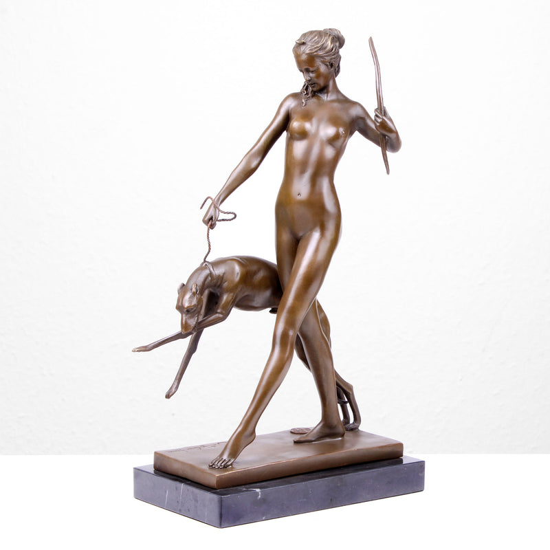 Diana Bronze Statue (Hot Cast Bronze Sculpture)