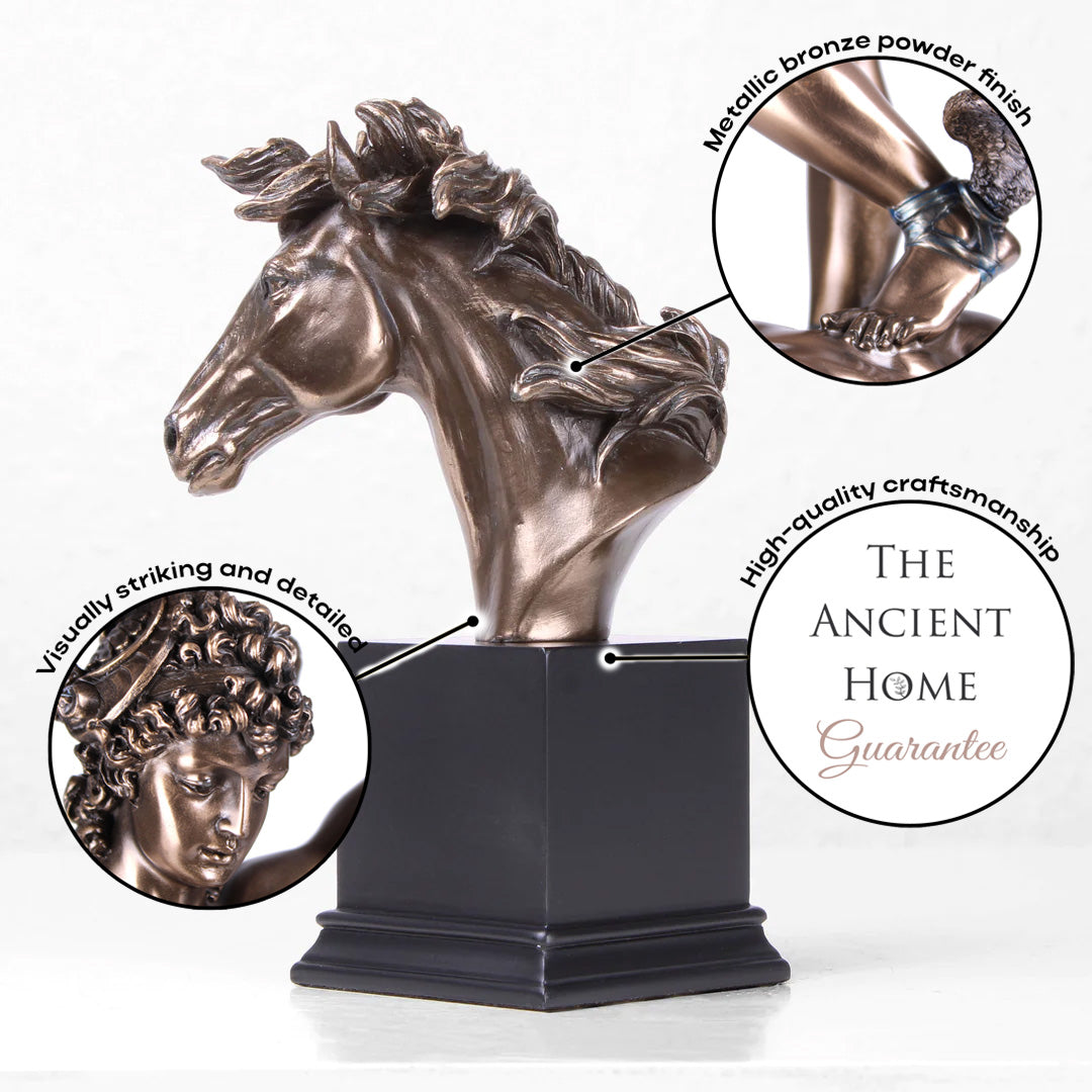 Ancient Greek Bronze Geometric Horse hotsell Sculpture handmade Museum Replica Statue 17cm