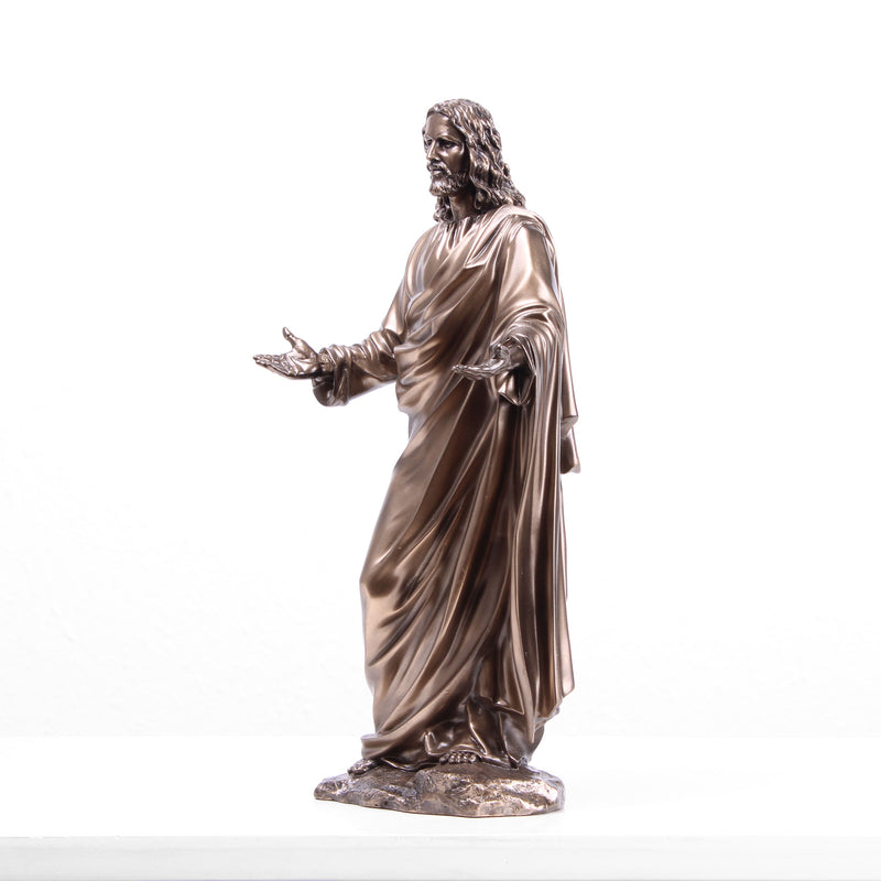 Jesus Christ Statue as Preacher (Cold Cast Bronze Sculpture)