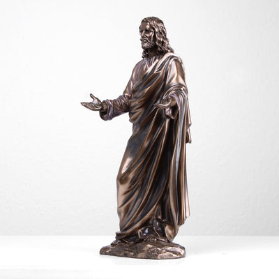 Jesus Statue in Bronze (Cold Cast Bronze Sculpture of Christ)