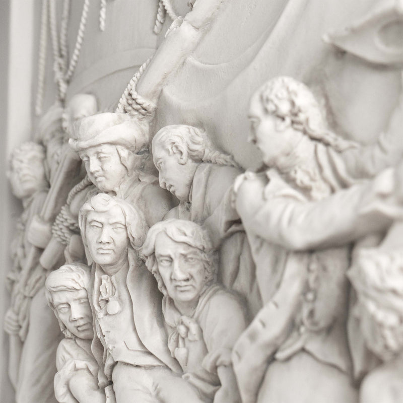Nelson’s Column Bas-Relief – British Naval Hero Tribute Wall Sculpture