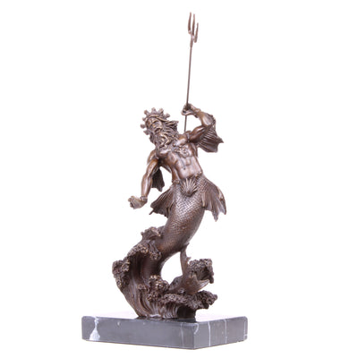 Poseidon Bronze Statue (Hot Cast Bronze Sculpture)