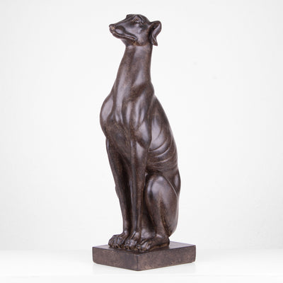 Sitting Dog Statue (Resin Sculpture)