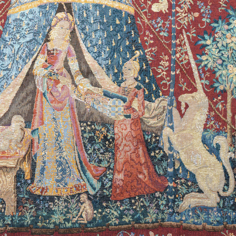 The Lady and the Unicorn: À mon seul désir Gobelin Wall Tapestry (Jacquard Woven)