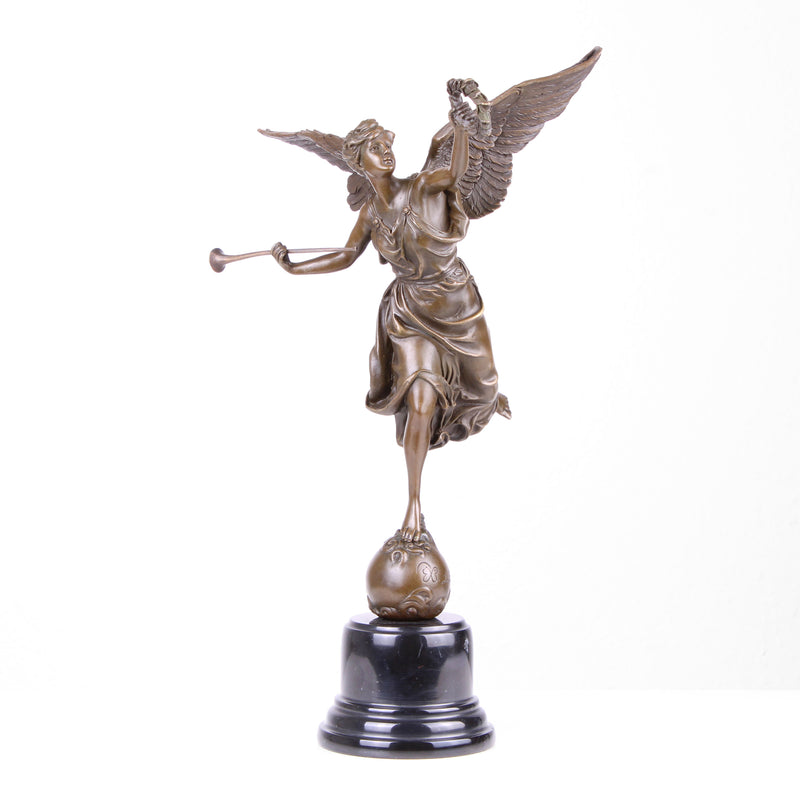 Winged Goddess of Victory Bronze Statue (Hot Cast Bronze)