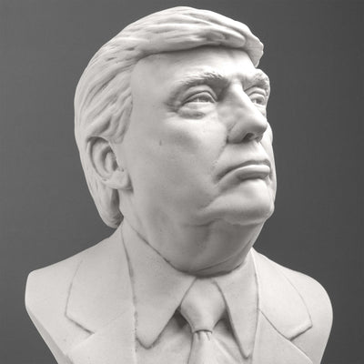 Donald Trump Bust Sculpture (45th U.S. President)