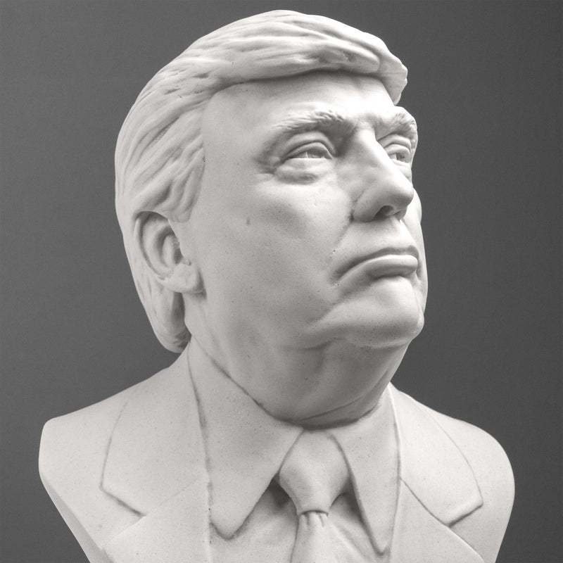 Donald Trump Bust Sculpture (45th U.S. President)