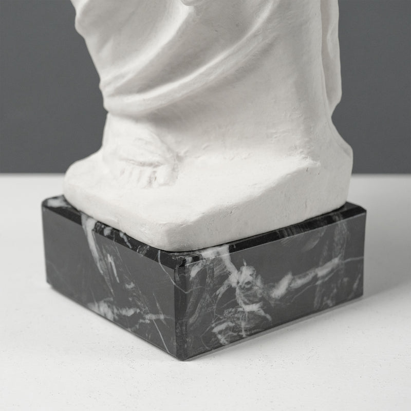 Venus de Milo Statue on Black Marble Base