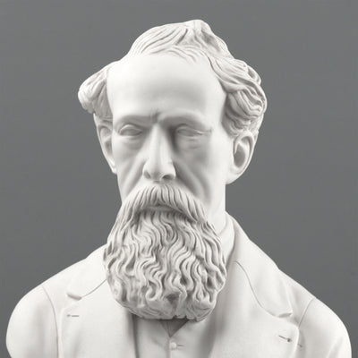 Charles Dickens Bust Sculpture – English Writer Statue