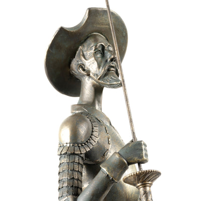 Don Quixote of La Mancha Statue (Bronze Finish Decor Sculpture)