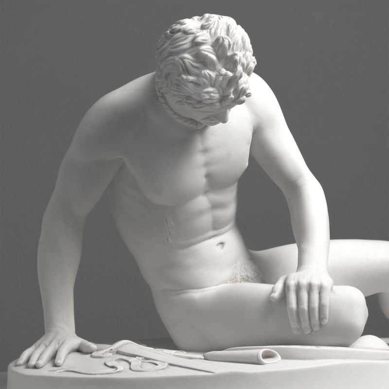 Dying Gaul Statue – Wounded Gladiator Sculpture