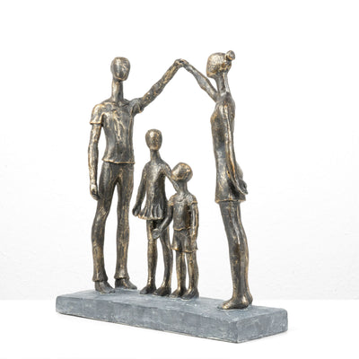 Family Sculpture (Cold Cast Bronze Statue)